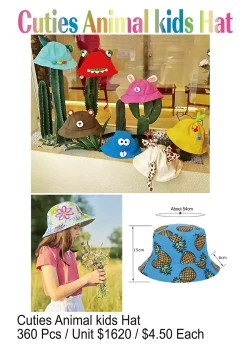 Cuties Animal Kids Hat